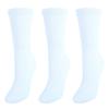 CTM Women's Cushioned Diabetic Crew Socks (3 Pair Pack), White view 2