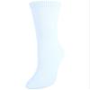 CTM Women's Cushioned Diabetic Crew Socks (3 Pair Pack), White view 3