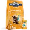 GHIRARDELLI Caramel Milk Chocolate Bunnies, 5.8 oz Bag Premium Easter Candy Individually Wrapped Chocolate Bunnies with Caramel Filling view 1