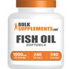 BulkSupplements.com Fish Oil 1000mg Softgels - Fish Oil Supplements, Omega 3 Supplements - Gluten Free, 1 Softgel per Serving, 240 Count (Pack of 1) view 1