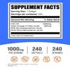 BulkSupplements.com Fish Oil 1000mg Softgels - Fish Oil Supplements, Omega 3 Supplements - Gluten Free, 1 Softgel per Serving, 240 Count (Pack of 1) view 2