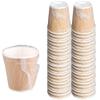 50 PACK 10 oz. Hotel Motel Room Kraft Ripple Individually Wrapped Paper Hot Paper Cups Premium Quality Rippled Wall Disposable Wrapped Coffee Cups for Hot Drinks view 1