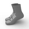 American Hospital Supply Grippy Socks | Gray One Size Fits Most Non Skid Socks | 6 Pairs of Anti-Slip Socks view 2