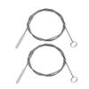 BYTRON Extra Long Pipe Tube Cleaner Fridge Drain Pipe Dredging Tool Flexible Drain Brush Skinny Tube Spiral Cleaning Brush Drinking Straw Cleaner Brush Nylon Spring Brush 155CM 3pcs view 1