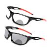Transition Photochromic Bifocal Reading Glasses For Men And Womens Presbyopia square Sports Readers Sunglasses (black, 2.5, multiplier_x) view 1