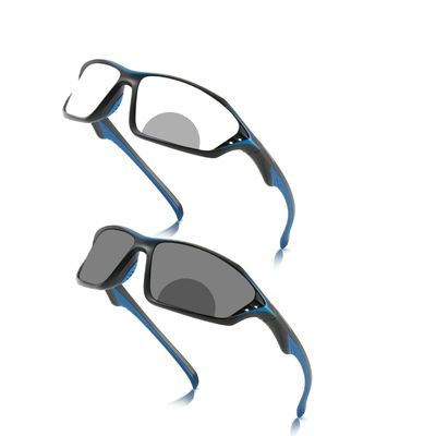 Transition Photochromic Bifocal Reading Glasses For Men And Womens Presbyopia square Sports Readers Sunglasses (blue, 3.5, multiplier_x)