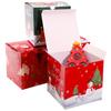 15 Pack Christmas Gift Boxes, Gift Boxes with Lids,Christmas Party Boxes with 3 Different Designs and Color,Christmas Boxes for Pastries, Candy, Holiday Bakery Treat and Party Favor 5 x 5 x 5 Inches view 1
