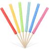 Honeydak 6 Pieces Microfiber Detail Duster Sticks Mini Duster Crevice Cleaning Tool Car Air Vent Cleaner Fan Cleaning Brush for Home Air Vent Window The Smallest Spaces view 1