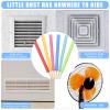 Honeydak 6 Pieces Microfiber Detail Duster Sticks Mini Duster Crevice Cleaning Tool Car Air Vent Cleaner Fan Cleaning Brush for Home Air Vent Window The Smallest Spaces view 4