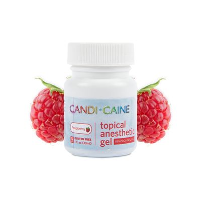 The Essentials Dynamic Dental Candi Caine, Topical Anesthetic Gel, 1 oz, Raspberry Flavor