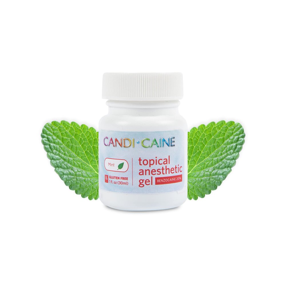 Dynamic Dental Candi Caine, Topical Anesthetic Gel, 1 oz, Mint Flavor