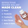 Genexa Kids Clean Pain & Fever Acetaminophen Chewables, Dye Free, 0% Artificial Additives, Delicious Grape Flavor, Chewable Medicine for Children 2-11, 80 mg per Tablet, 24ct view 4