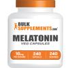 BulkSupplements.com Melatonin 10 mg Capsules - Melatonin for Adults, Sleep Supplement - 10mg Melatonin per Serving, 1 Capsule per Serving, 240 Capsules (Pack of 1) view 1