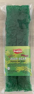 Agar Agar Green Agar-Agar sticks 0.7 oz (20g) Not Powder Form by SAGANA