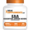 BulkSupplements.com Essential Amino Acids Capsules (EAA) - Amino Acids Supplement - EAAs Amino Acids - EAA Capsules - 1000 mg Serving - 90 Day Supply (180 Gelatin Capsules) view 1