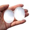1/2 / 3/5 Pcs Natural White Selenite Crystal Gypsum Palm Stone,2 Pcs view 4