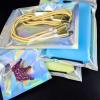 100 PCS Holographic Packaging Bags zipper bags for small business, Resealable Food Bags Foil Storage Baggies with Clear Window, Heat Sealable Bag for Foods, Jewelry, Lipgloss, Eyelash (5.9x8.7inch) view 4