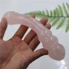 18CM Natural Rose Quartz Crystal Massage Yoni Wand for Woman OR Gift,18CM view 3