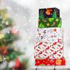 Kids Christmas Wrapping Paper Sheets Children Gift Wrapping Paper XMAS Gift Wrap Paper Set with Sticker Ribbon with Red Green Deer Tree Santa Design for Present,Christmas Paper Wrap for Kids Children Boys Girls Toddlers (6 Sheets, 28"Lx20"W per Sheet view 4