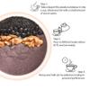 SIJIYUNLI-Hand Grinding Black Sesame Paste 500g/17.63oz Breakfast, black sesame sauce, sesame powder view 4