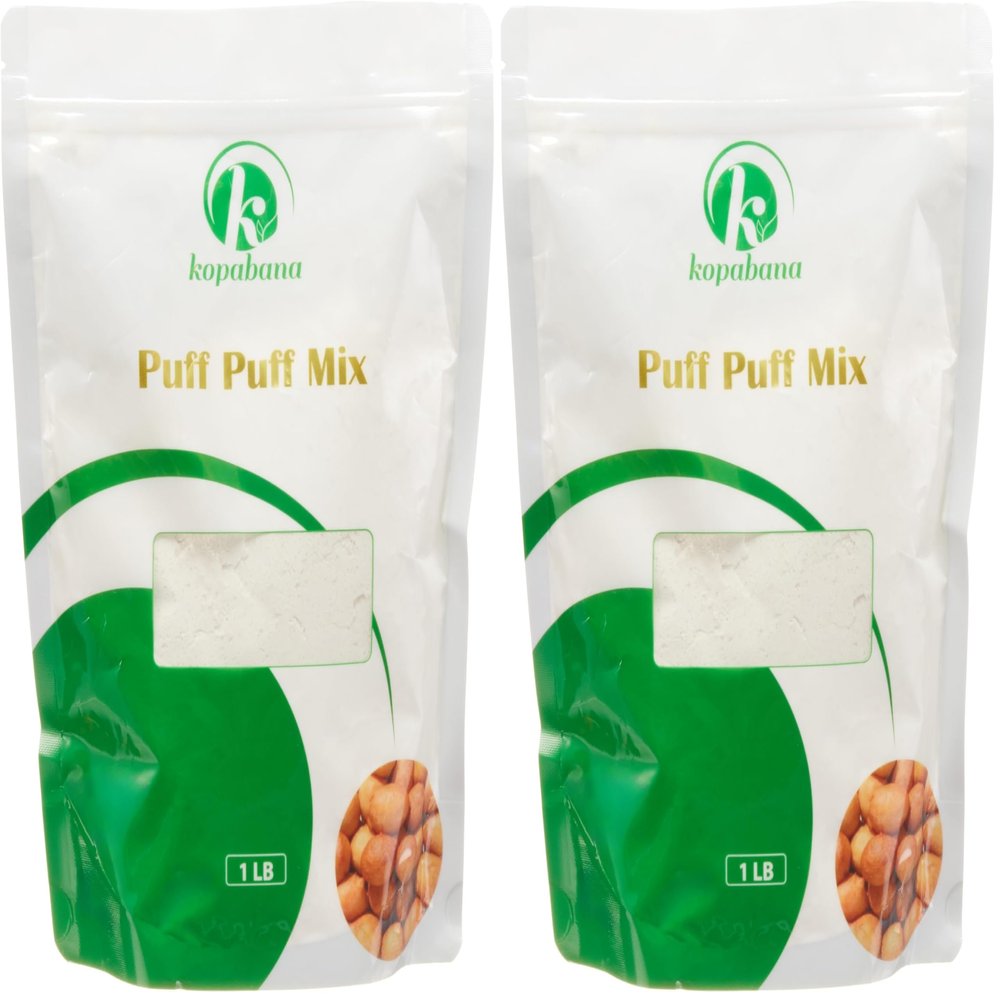 Kopabana African beignet Puff Puff | Drop donuts| Mandazi | Bofrot | Just add water 1.1Lb (Puff Puff mix)