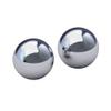 Addune Chinese Solid Iron Baoding Ball Heavy No Chiming Stainless Steel Chrome Color Health Exercise Balls for Big Hand Therapy Stress Relief No Sound (with Box) view 3