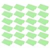 PATIKIL Eyeglass Microfiber Cleaning Cloth 7"x6", 24 Pack Glasses Cleaning Cloth Soft Suede Wipe Screen Cloth for Camera Lens Eyeglasses Screens in Individual Vinyl Pouch, Green view 1