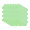 PATIKIL Eyeglass Microfiber Cleaning Cloth 7"x6", 24 Pack Glasses Cleaning Cloth Soft Suede Wipe Screen Cloth for Camera Lens Eyeglasses Screens in Individual Vinyl Pouch, Green view 3