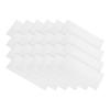 PATIKIL Eyeglass Microfiber Cleaning Cloth 6"x6", 24 Pack Glasses Cleaning Cloth Soft Suede Wipe Screen Cloth for Camera Lens Eyeglasses Screens in Individual Vinyl Pouch, White view 1