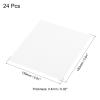 PATIKIL Eyeglass Microfiber Cleaning Cloth 6"x6", 24 Pack Glasses Cleaning Cloth Soft Suede Wipe Screen Cloth for Camera Lens Eyeglasses Screens in Individual Vinyl Pouch, White view 2