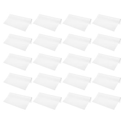 PATIKIL Eyeglass Microfiber Cleaning Cloth 6"x6", 20 Pack Glasses Cleaning Cloth Soft Wipe Screen Cloth for Camera Lens Eyeglasses Screens in Individual Vinyl Pouch, White