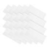 PATIKIL Eyeglass Microfiber Cleaning Cloth 6"x6", 20 Pack Glasses Cleaning Cloth Soft Wipe Screen Cloth for Camera Lens Eyeglasses Screens in Individual Vinyl Pouch, White view 3