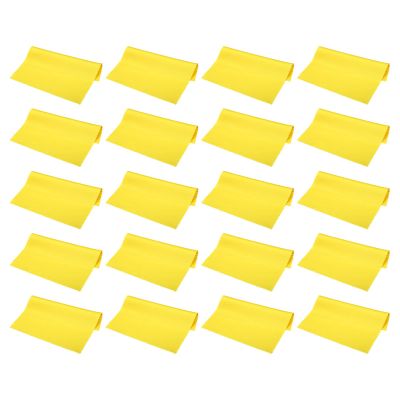 PATIKIL Eyeglass Microfiber Cleaning Cloth 6"x6", 20 Pack Glasses Cleaning Cloth Soft Wipe Screen Cloth for Camera Lens Eyeglasses Screens in Individual Vinyl Pouch, Yellow