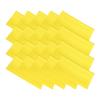 PATIKIL Eyeglass Microfiber Cleaning Cloth 6"x6", 20 Pack Glasses Cleaning Cloth Soft Wipe Screen Cloth for Camera Lens Eyeglasses Screens in Individual Vinyl Pouch, Yellow view 3