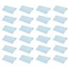 PATIKIL Eyeglass Microfiber Cleaning Cloth 6"x6", 24 Pack Glasses Cleaning Cloth Soft Suede Wipe Screen Cloth for Camera Lens Eyeglasses Screens in Individual Vinyl Pouch, Blue view 1