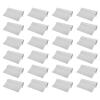 PATIKIL Eyeglass Microfiber Cleaning Cloth 7"x6", 24 Pack Glasses Cleaning Cloth Soft Suede Wipe Screen Cloth for Camera Lens Eyeglasses Screens in Individual Vinyl Pouch, Grey view 1