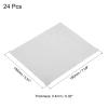 PATIKIL Eyeglass Microfiber Cleaning Cloth 7"x6", 24 Pack Glasses Cleaning Cloth Soft Suede Wipe Screen Cloth for Camera Lens Eyeglasses Screens in Individual Vinyl Pouch, Grey view 2
