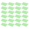 PATIKIL Eyeglass Microfiber Cleaning Cloth 6"x6", 24 Pack Glasses Cleaning Cloth Soft Suede Wipe Screen Cloth for Camera Lens Eyeglasses Screens in Individual Vinyl Pouch, Green view 1