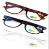 3 Pairs of Classic Anti Blue UV Ray Reading Glasses - Spring Hinge Readers (1 Black 1 Tortoise 1 Clear, 2.50, multiplier_x) view 2