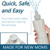 Perineal Lavette Irrigation Bottle for Postpartum Care - After-Birth Essentials for Mom to Soothe and Clean Perineal Area - Premium Portable Bidet for Women - 8OZ (Pack of 3) view 4