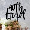 10th Cake Topper Black Acrylic Birthday Party Decorations Happy Birthday Topper Personalized Topper Happy Birthday Cake Decor Happy Birthday Gift to Children Adults Men Women Cake Toppers view 4