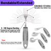 PKPKAUT Weighted Parkinsons Utensils for Hand Tremors, Weighted Silverware for Parkinsons Patients Arthritic Hands, Built Up Utensils for Adults, Adaptive Eating Utensils for Disabled People Elderly view 4