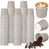 Rtteri 100 Pcs Count 3 oz Disposable Coffee Cups Disposable Espresso Cups Small Paper Cups 3 oz Cups for Coffee Tea Cocoa Juice Mini Paper Cups for Cafes Offices and Home view 1