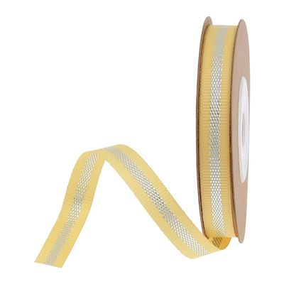 2Roll 10Yard 10mm Grosgrain Ribbons Satin Ribbons Metallic Glitter Fabric Ribbons for Xmas Gift Package Wrapping,Wedding Festival DIY Crafts Gift Wrapping Bows Decor