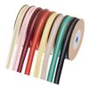 2Roll 10Yard 10mm Grosgrain Ribbons Satin Ribbons Metallic Glitter Fabric Ribbons for Xmas Gift Package Wrapping,Wedding Festival DIY Crafts Gift Wrapping Bows Decor view 2