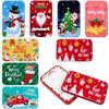 Cabilock Christmas Tinplate Card Box, 8Pcs Assorted Color Greeting Gift Card Holders with Lid, Holiday Tin Box for Christmas Party Favors Xmas Present Supplies view 1