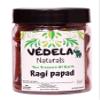 VDELA Naturals Gluten Free, Ragi papad, Low Fat Ragi (Finger Millet) Papad 300gm / 8oz | Food Snack | Tea Time Snacks | No Added Preservatives | Artificial Flavours & Food Colors view 1