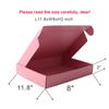 Pink Mailers Boxs Packaging Boxs MEIANJU Shipping Boxs 20PCS L11.8xW8xH2 inch Gift Wrap Box for Bridesmaid Proposal,Wedding,Christmas, Anniversary Anti-Impact Suitable E-Commerce Packaging Boxs view 2