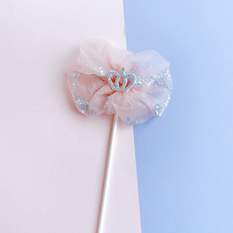 10 Pcs Bowknot Cute Cake Topper Cupcake Decor Party Supplies Cake Decoration For Girls Women Princess Party Decorations Supplies