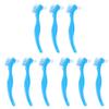 Healifty 3sets Toothbrush Cleaning Brush Double Sided Brush Head Case for Travel 3pcs*3 view 1